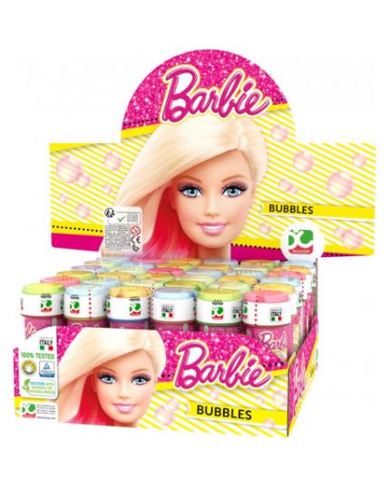 Kit Bolle di Sapone Barbie 5Pz 