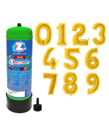 Kit Bombola Gas A Elio Compreso Di 25 Palloncini