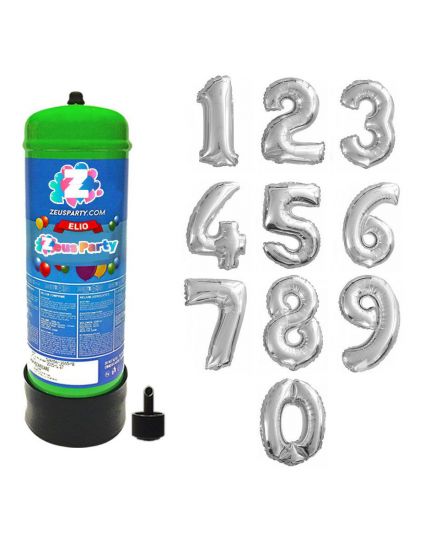 Kit Bombola Gas A Elio Compreso Di 25 Palloncini