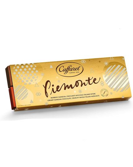 Confezione 2 Barre Cioccolato Gianduia Piemonte Classic e Piemonte Dark con Nocciole Intere Caffarel 400gr