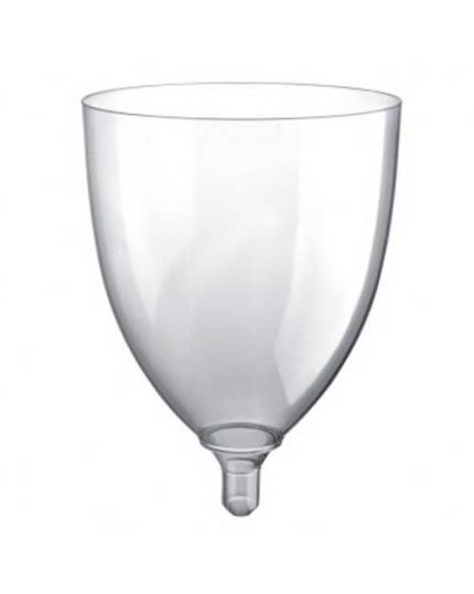 Bicchieri Calici Acqua o Vino Pvc Trasparente 20 pz