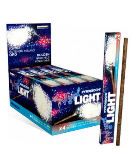 Bastoncini Luminosi Wizard of Light Bacchetta Magica 28cm 4pz