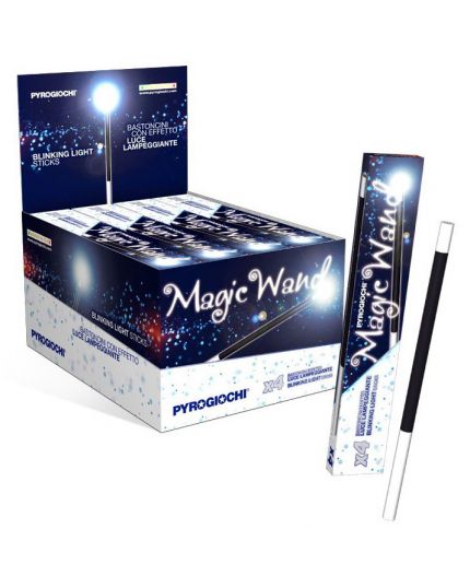 Bastoncini Luminosi Magic Wand Bacchetta Magica 15cm 4pz