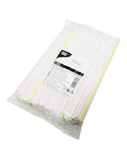 Cannucce Pvc Colore Variabile Papstar 150pz