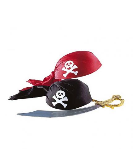 Cappello Bandana Pirata Tessuto