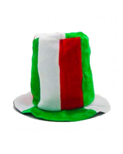 Cilindro Tricolore Italia in Ciniglia