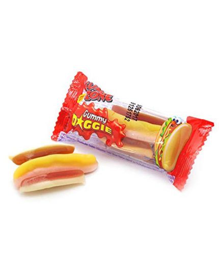Caramella Gommosa Hot Dog Mini Doggie Gummi Zone 9gr
