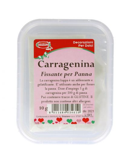 Fissante per Panna Carragenina Graziano 10gr