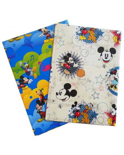 Foglio Carta Regalo Mickey Topolino Colorata 70x100cm