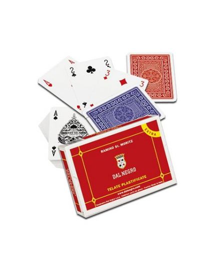 Carte da Gioco Ramino St. Moritz Extra Plastica Dal Negro