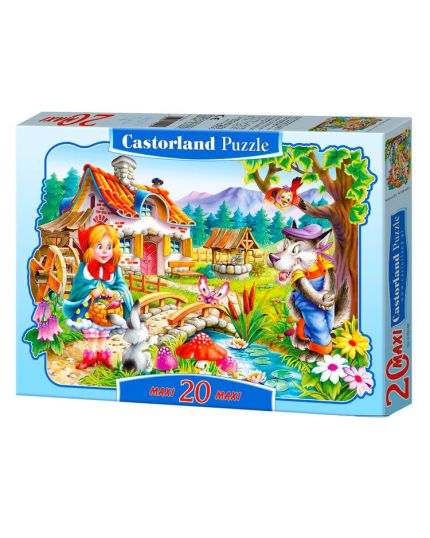 Puzzle Cappuccetto Rosso 20 Pezzi Maxi 59x40 Cm