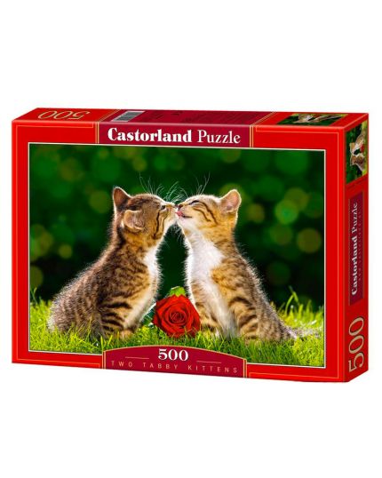 Puzzle Coppia Gattini Soriani 500 Pezzi 47x33 Cm