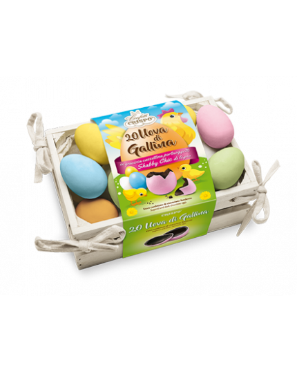 Cassetta Uova Gallina di Cioccolato Crispo 1kg