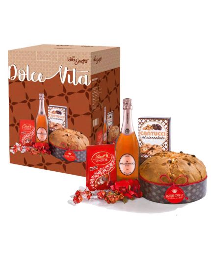 Cesto Shopper Strenna di Natale Dolce Vita Villa Guelfa 4 Pezzi