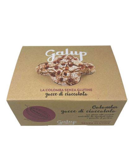 Colomba con Gocce di Cioccolato Senza Glutine Galup 400Gr