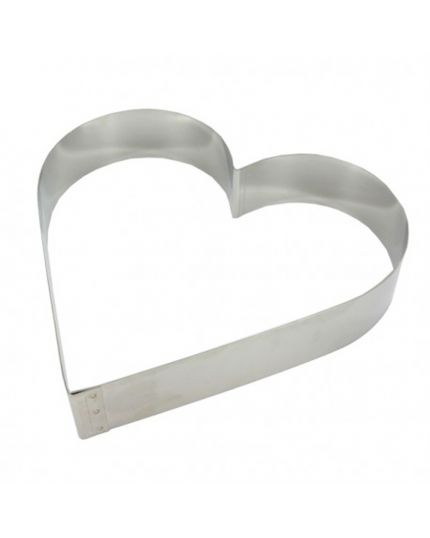 Sagoma Cuore Inox Decora 22x4,5cm 