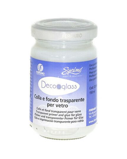 Colla e Fondo Trasparente per Vetro 150ml