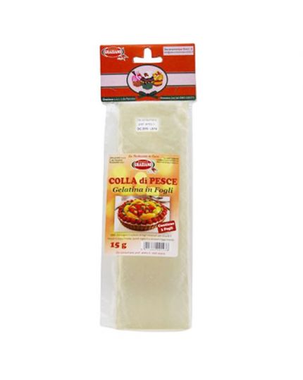 Gelatina Colla di Pesce in Fogli Graziano 15gr