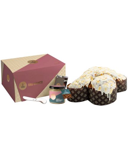 Colomba Oro Bianco con Crema alle Mandorle Fiasconaro 1 Kg