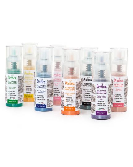 Spray Colorante Glitter Pump Colorato Decora 10gr