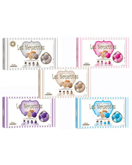 Confetti Maxtris Les Noisettes Colorati Sfumati con Nocciola Tostata al Cioccolato 1Kg