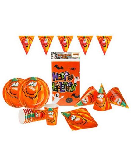 Kit Coordinato Tavola Halloween per 24 Persone