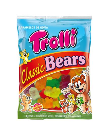 TROLLI - CLASSIC BEARS, Caramelle Gommese a forma di Orsetto 100g
