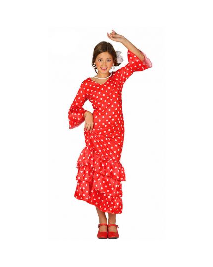 Costume  Spagnola Ballerina Flamenco Bambina