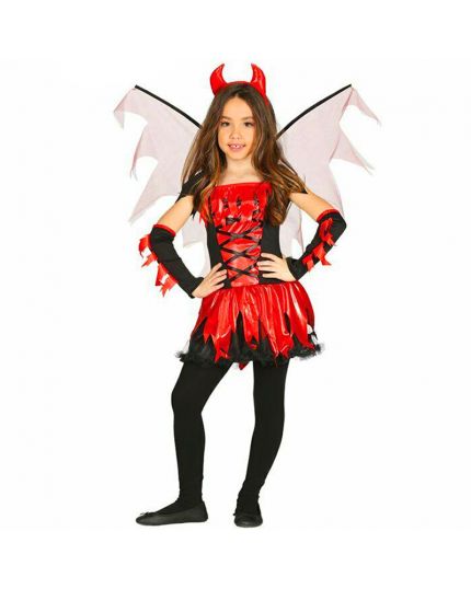 Costume Diavoletta del Fuoco Bambina