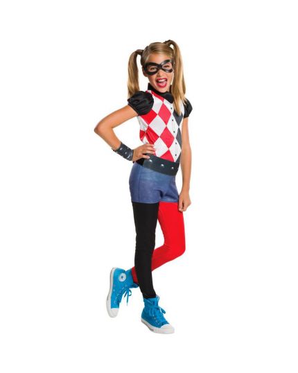 Costume Harley Quinn Ufficiale Bambina