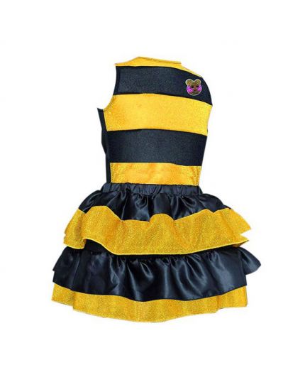 Costume di Carnevale Donna dell'800 4/6 Anni Vestito Travestimento Bambina  per Festa Taglia S