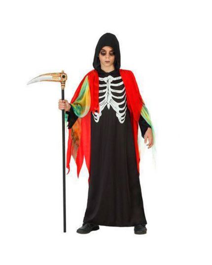 Costume Morte con Mantello Multicolor Bambino