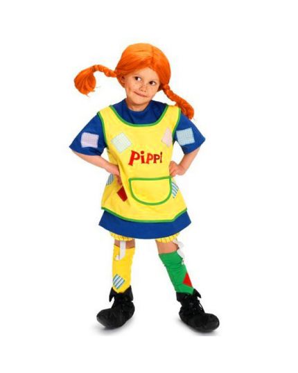 Costume Pippi Calzelunghe Bambina Ufficiale
