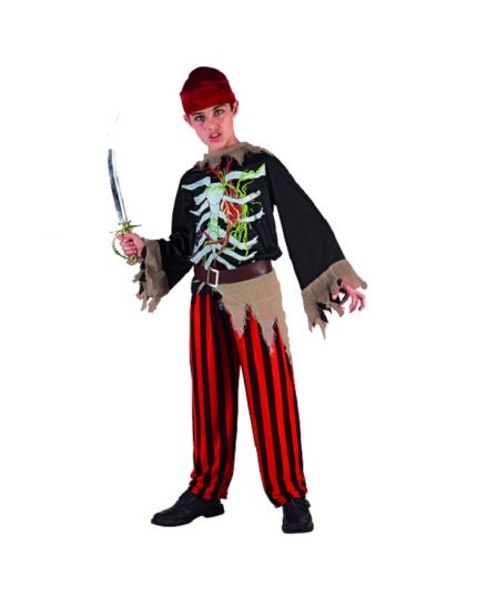 Costume Scheletro Pirata Bambino