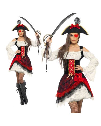 Costume Piratessa del Mar Nero Deluxe Donna