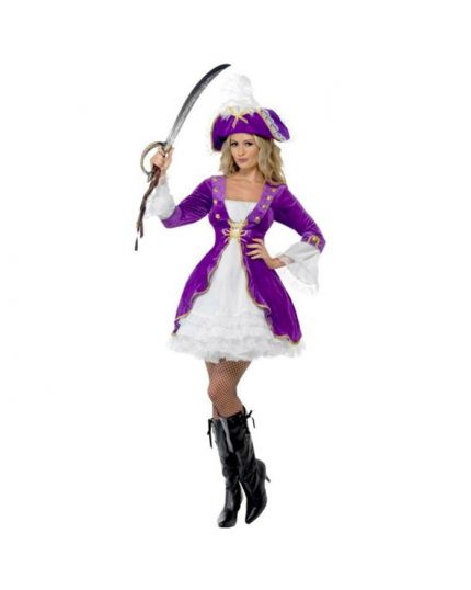 Costume Piratessa Viola Donna