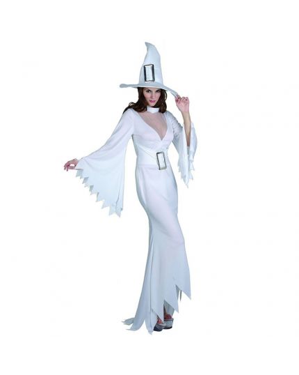 Costume Strega Bianca Deluxe Donna