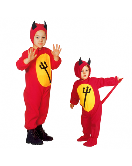 Costume Tuta Diavoletto Rosso Bambino