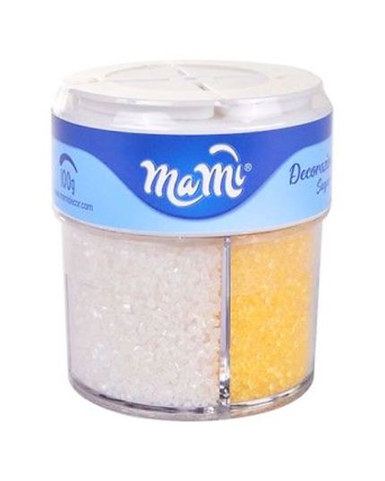 Cristalli di Zucchero 4 Colori Rosa, Glicine, Oro, Bianco Mamì 100gr