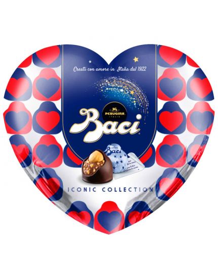 Scatola Cuore Latta con Baci Perugina Classici Iconic Collection 100gr