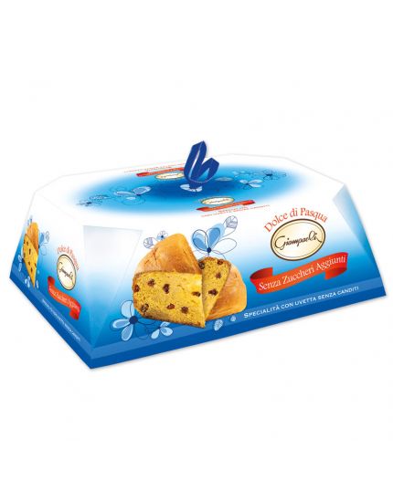 Colomba Dolce Pasqua Senza Canditi Senza Zuccheri Aggiunti Giampaoli 750gr