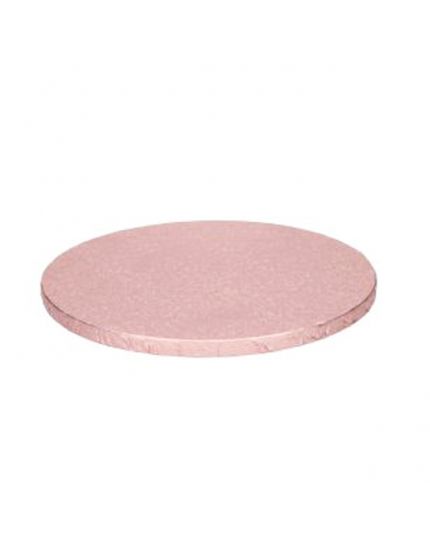 Sottotorta Rotondo Cartone Oro Rosa