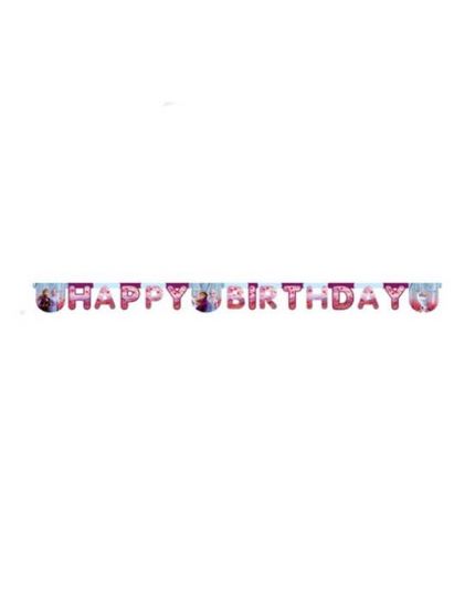 Festone Carta Frozen II Happy Birthday