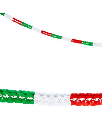 Festone Tricolore Italia in Carta