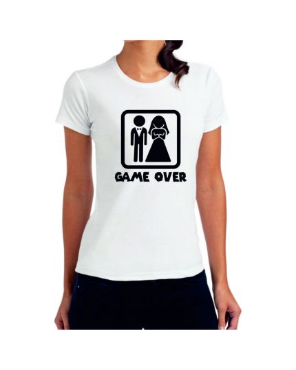 T-Shirt Donna Game Over 