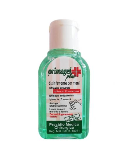 Mini Gel Igienizzante Mani Primagel Plus 50ml Attivo