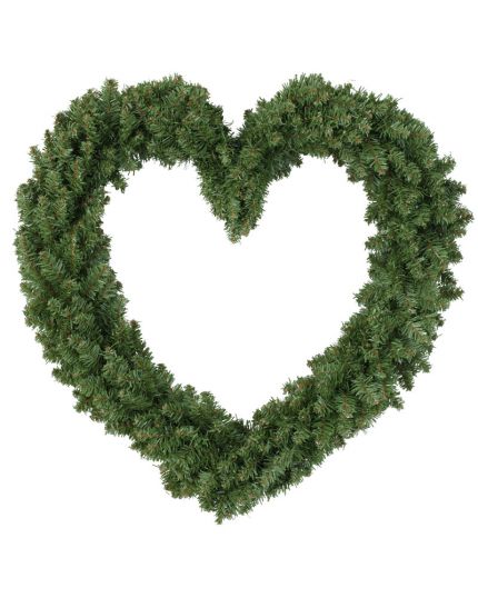 Ghirlanda Cuore Pino Verde 50cm