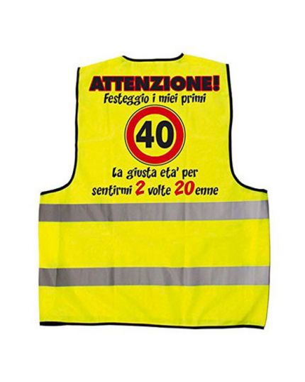 Gilet Fluorescente 40 Anni