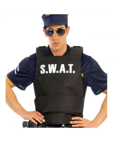 Gilet Nero SWAT Adulto