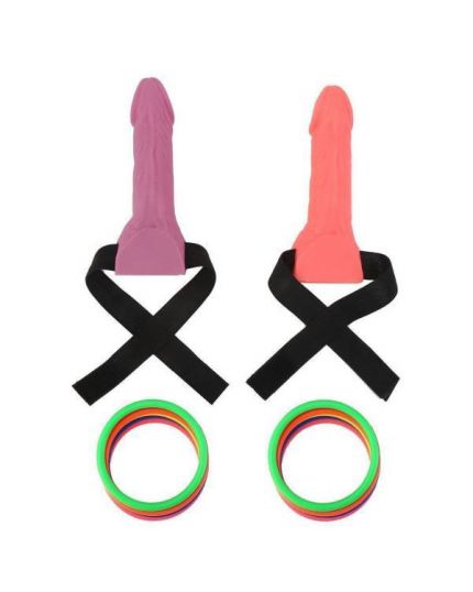 Sexy Gioco Anelli per Coppia Dick Head Hoopla 